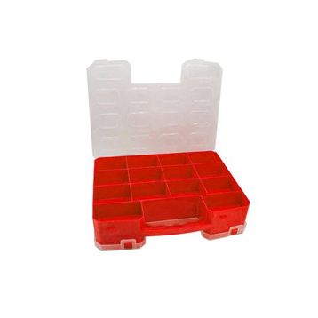 Süper Bag 22 Alfa Çift Yönlü Organizer Balıkçı Kırmızı Malzeme Kutusu