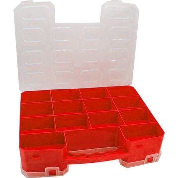 Süper Bag 22 Alfa Çift Yönlü Organizer Balıkçı Kırmızı Malzeme Kutusu