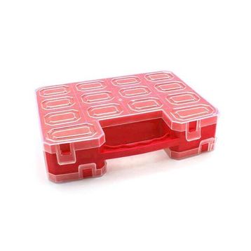 Süper Bag 22 Alfa Çift Yönlü Organizer Balıkçı Kırmızı Malzeme Kutusu