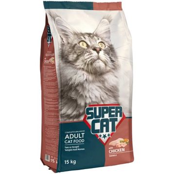Super Cat 15 kg Tavuklu Yetişkin Kedi Maması