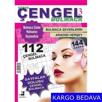 Süper Çengel Bulmaca 3 - Olimpos Yayınları
