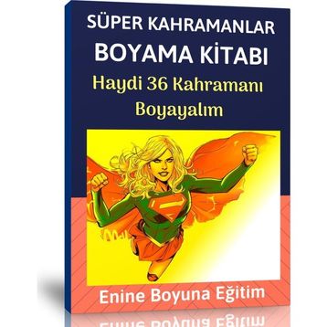 Süper Kahramanlar Boyama Kitabı