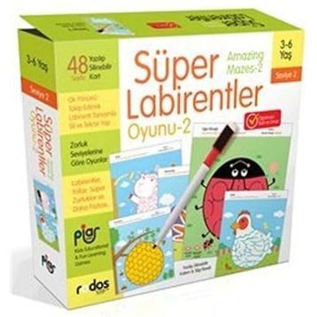 Süper Labirentler Seviye 2-Piar Kids