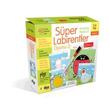 Süper Labirentler Seviye 2-Piar Kids