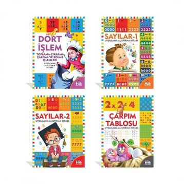Süper Matematik Seti-4 Kitap Takım-Kolektif
