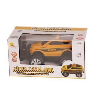 Süper Taksi Jeep 1/24 Uzaktan Kumandalı