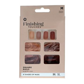 Superdrug Finishing Touches Nude Takma Tırnak