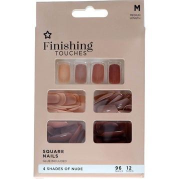 Superdrug Finishing Touches Nude Takma Tırnak