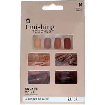 Superdrug Finishing Touches Nude Takma Tırnak