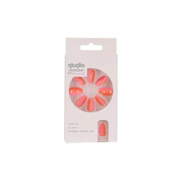 Superdrug Studio Ombre Coral Takma Tırnak