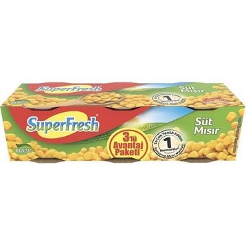 SuperFresh 200 gr Süt Mısır (3 adet)