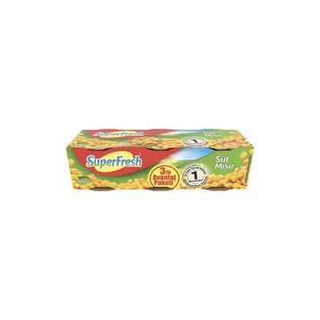 SuperFresh 200 gr Süt Mısır (3 adet)