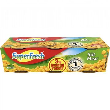 SuperFresh 3x200 gr Mısır Konserve