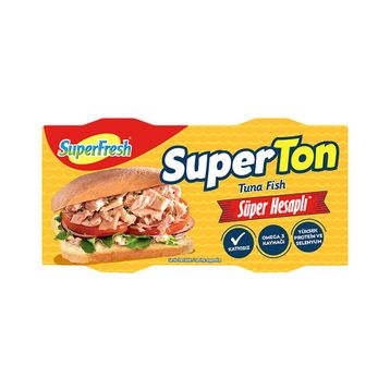 SuperFresh Superton 2x135 gr Ayçiçek Yağlı Ton Balığı