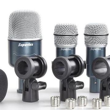 Superlux DRKB5C2MKII 7 Parça Davul Mikrofon Seti