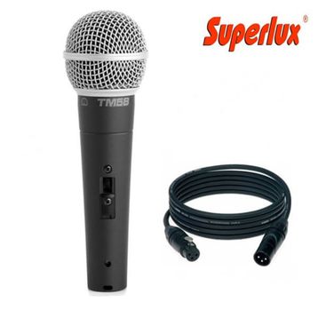 Superlux TM58S Kablolu EL Mikrofon