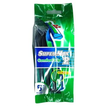 SuperMax 5'li Poşet Comfort Grip 2 Tıraş Bıçağı