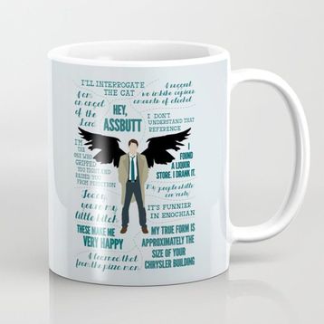 Supernatural Castiel Kupa Bardak
