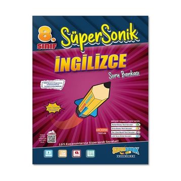 Süpersonik Yayınları - 8. Sınıf İngilizce Soru Bankası