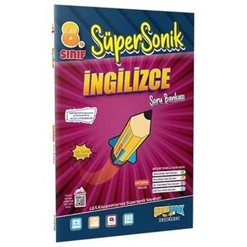 Süpersonik Yayınları - 8. Sınıf İngilizce Soru Bankası