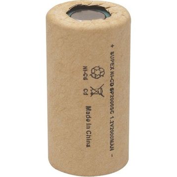 Supex 2000SC Tekli 1.2 V 2000 mA NI-CD Süpürge Pili