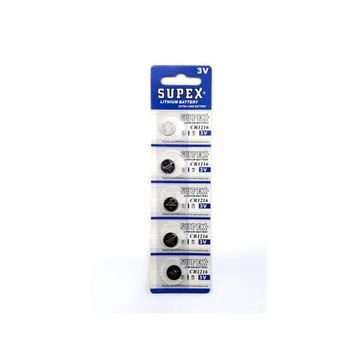 Supex CR1216-C5 5'li 3 V Lityum Düğme Pil Paket