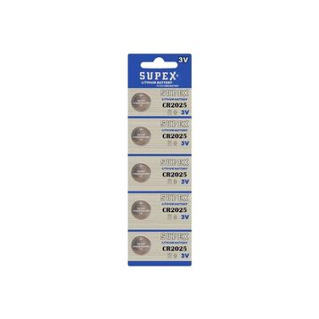 Supex CR2025 3V Lityum 5'li Blister Pil