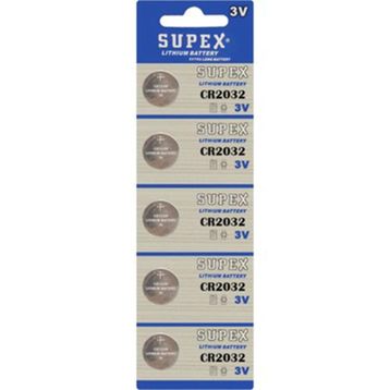 Supex CR2032 5'li 3 V Lithium Blister Pil