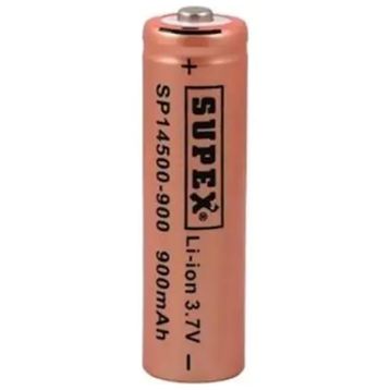 Supex SP14500-900S 3.7 Volt 900 Mah Şarj Edilebilir Başlıklı Lityum Ion Pil