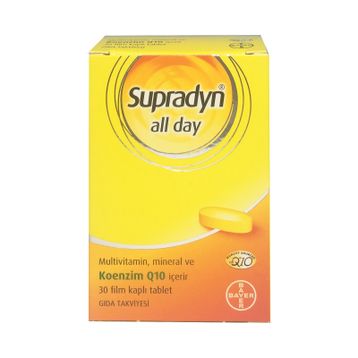 Supradyn All Day Multivitamin Multimineral Koenzim Q10 30 Tablet