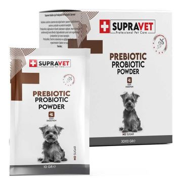 Supravet 1.5 gr Bağışıklık Güçlendirici Köpekler İçin Toz Probiyotik ve Prebiyotik Takviyesi