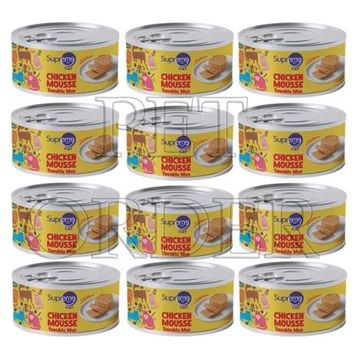Supreme 12x85 gr Tavuklu Püre Yaş Mama
