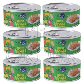 Supreme 6x85 gr Ördekli Püre Yaş Mama