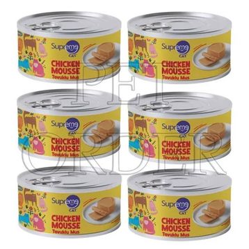 Supreme 6x85 gr Tavuklu Püre Yaş Mama
