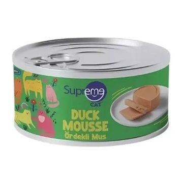 Supreme Cat 85 gr Ördekli Püre Yetişkin Konserve Kedi Maması