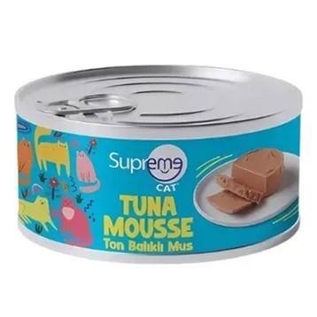 Supreme Cat 85 gr Püre Ton Balıklı Yetişkin Konserve Kedi Maması