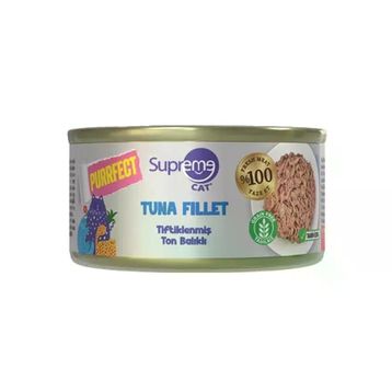 Supreme Cat Purrfect Tiftiklenmiş Ton Balıklı 70 gr Yetişkin Kedi Konservesi