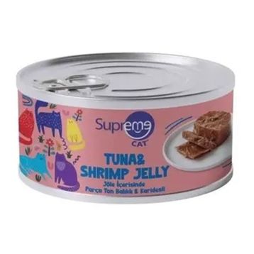 Supreme Cat Ton Balıklı ve Karidesli 85 gr Yaş Kedi Mama