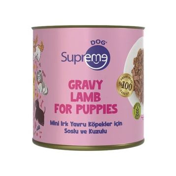 Supreme Soslu ve Kuzulu 200 gr Mini Irk Yavru Köpek Konservesi
