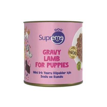 Supreme Soslu ve Kuzulu 200 gr Mini Irk Yavru Köpek Konservesi