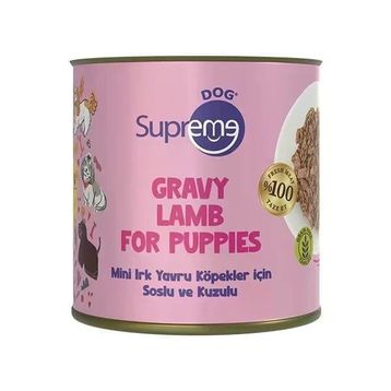 Supreme Soslu ve Kuzulu 200 gr Mini Irk Yavru Köpek Konservesi