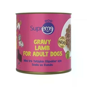 Supreme Soslu ve Kuzulu 200 gr Mini Irk Yavru Köpek Konservesi
