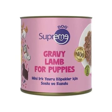 Supreme Soslu ve Kuzulu 200 gr Mini Irk Yavru Köpek Konservesi