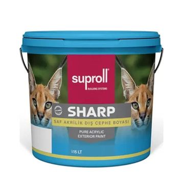 Suproll Sharp Tatlı Sarı 312 15 lt Saf Akrilik Dış Cephe Boyası