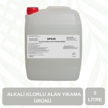 Supta 5 lt Profesyonel Alkali Klorlu Köpüklü Alan Yıkama Maddesi