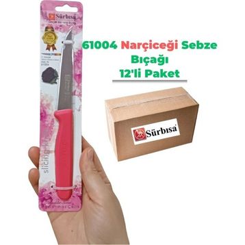 Sürbisa 61004 12 Adet Narçiçeği Sebze Bıçağı