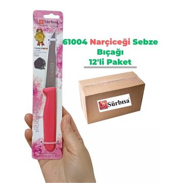 Sürbisa 61004 12 Adet Narçiçeği Sebze Bıçağı