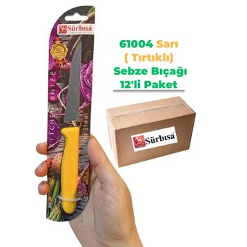 Sürbisa 61004 12 Adet Sarı Sebze Bıçağı