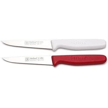 Sürbisa 61004 2'li Kırmızı-Beyaz Bıçak Seti