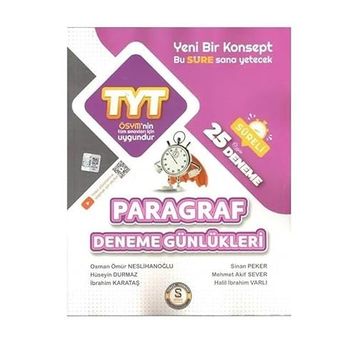 Süre Yayınları TYT Paragraf 25'li Deneme Günlükleri